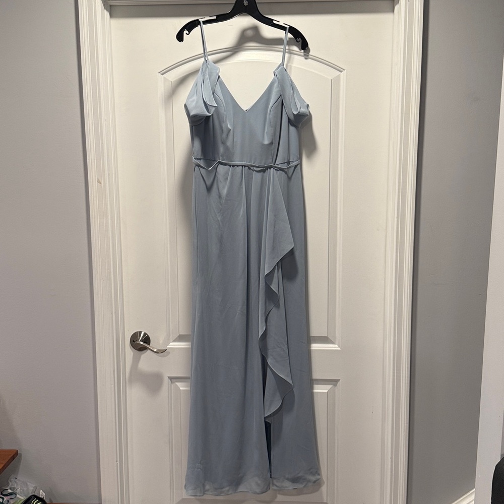 David’s Bridal Bridesmaid Dress - Straps with off shoulder detail